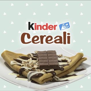 Crêpes special Kinder Cereali