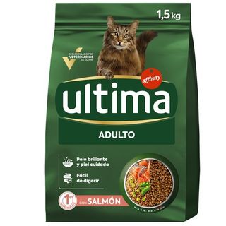 Pienso Gatos Adultos Salmón y Arroz Ultima Affinity 1,5 Kg.