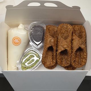 Kit para hacer cannoli medianos de ricota clasica  - 8 piezas