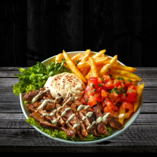 Shaorma la farfurie de pui