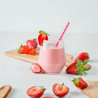 Jus De Fraise Au Lait