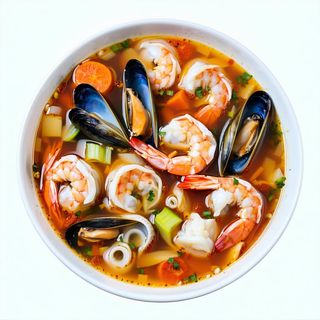 Zuppa di frutti di mare