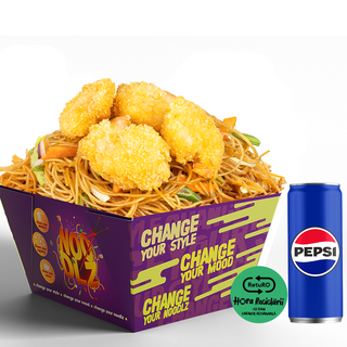 Meniu Noodles creveti pane