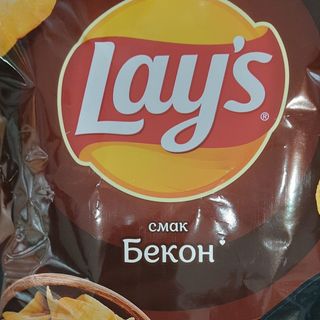Чіпси Лейс бекон (120г)