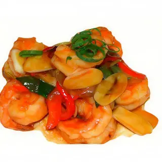Gambas Con Salsa Picante