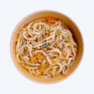 116.Spaghetti udon verdure