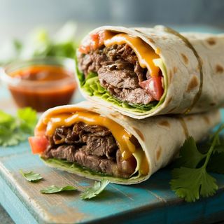 Titos carne wrap