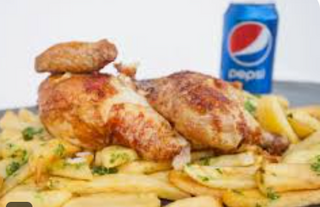 Menú 1 Pollo A La Brasa Entero Con Barra De Pan