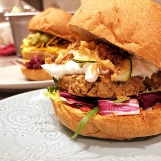 Burger La Teca, vegan