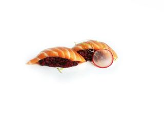 136. Nigiri Venere sake - 2 pezzi
