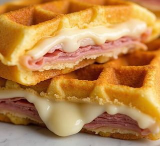 Гофрета с луканка и кашкавал