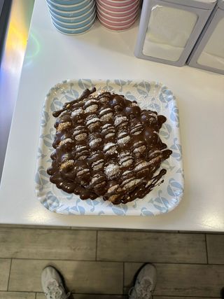 Bubble Waffle Nutella