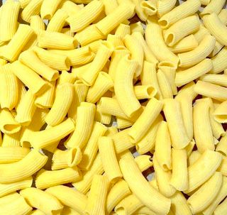 Rigatoni em cru