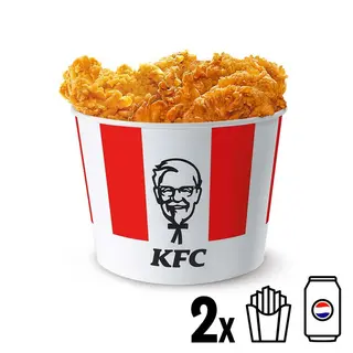 Menu Bucket 6 Tender Crispy e 4 Tender Original