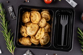 Смажені пельмені XL з яловичиною та свининою 240 г.