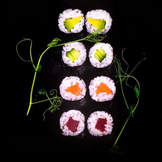 Хосомаки Пушена Сьомга (6бр)