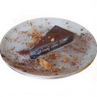 Pastel Cremoso De Chocolate Negro