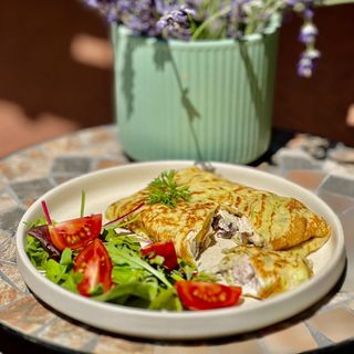 Clătită sărată cu pui 