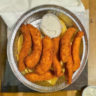 Fingers De Pollo Caseros Con Patatas