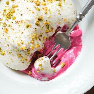 Buraczki z musem parmezanowym