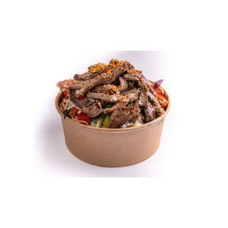 Yakisoba de presa ibérica