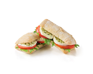 Mozzarella e pesto