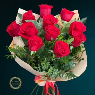 Buchet 11 Trandafiri Rosii