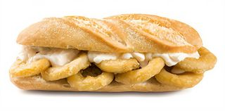 Bocadillo de Calamares Con Alioli