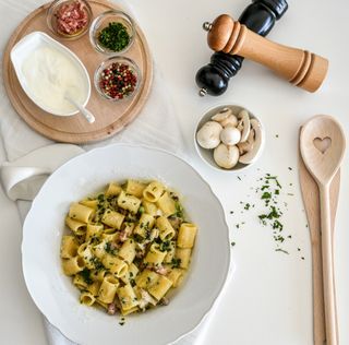 Rigatoni alla boscaiola