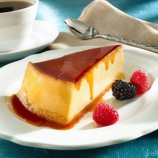 Flan de queso casero