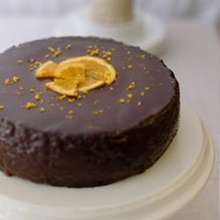 Tarta De Naranja Y Chocolate Sin Gluten (Porción)