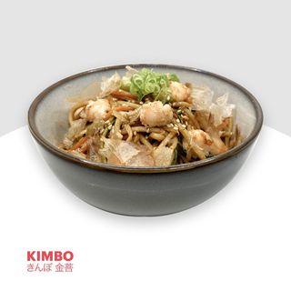 YAKISOBA DE VERDURAS Y LANGOSTINOS