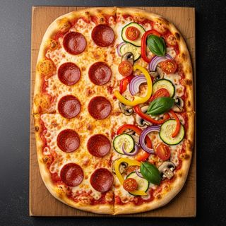 1/2 Metro farcita con 2 gusti