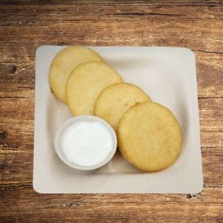 Arepitas Fritas con Nata Criolla (4 Uds.)