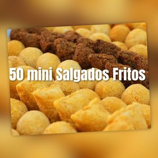 Pack 50 Unidades Salgados Fritos. 