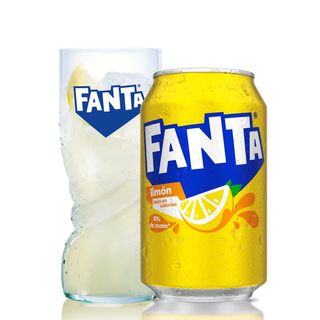 Fanta Limón lata 330ml.