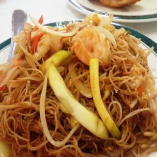 Fideos Fritos Con Gambas