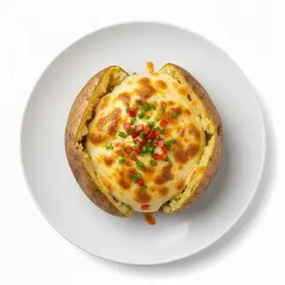 Patata Asada Gratinada