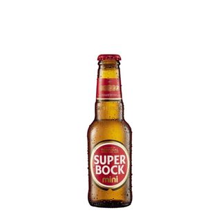 Cerveja Com Álcool Mini Super Bock Garrafa 20 cl