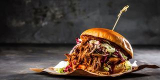 Menu Sherrif’s Pulled Pork,C Papa Frita y Bebida Incluso, Fries and Drink  