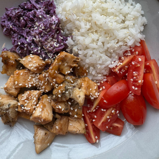 Bowl asiatic cu pui Teriyaki