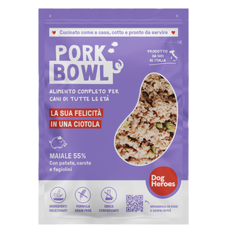 Dog Heroes Pork Bowl Surgelata 7 X 320g - Formato Convenienza
