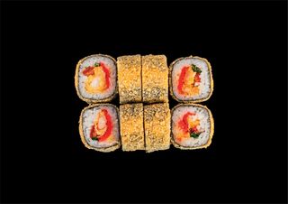 Горячий ролл "Горячая креветка" (290г/8 шт.)