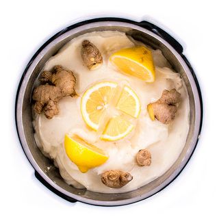 Sorbete De Limón Con Jengibre