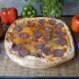 Pizza Vegana De Chorizo Ahumado