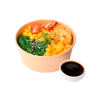 Поке-боул с креветками 