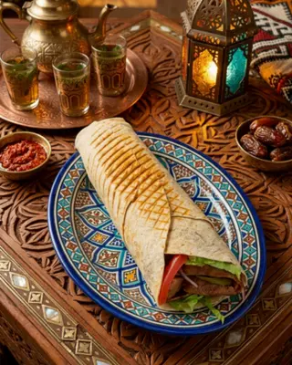 TORTILLA SHAWARMA WOŁOWA SMALL WRAP