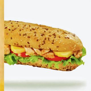 Baguete Frango e Ananás