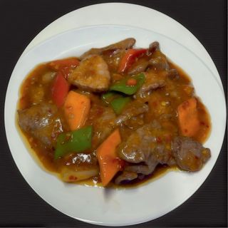 23 Ternera Con Verduras Con Salsa De Ostras Picante