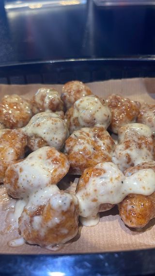 Chicken popcorn ail parmesan